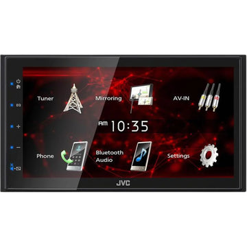Pantalla Jvc KW-M180BT Mirroring con Bluetooth y Usb - Audioshop México lo mejor en Car Audio en México -  JVC